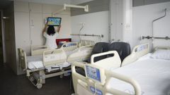 Una habitaci�n del hospital Lucus Augusti, en Lugo