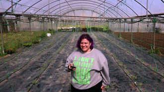 Ana Beatriz Amoedo�es una viticultora y agricultora de O Saln�s