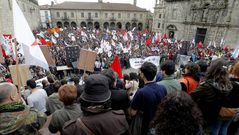 <span lang= gl >Manifestaci�n de Queremos Galego en Compostela</span>