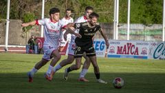 Partido entre el Noia y el Compostela en el Julio Mato