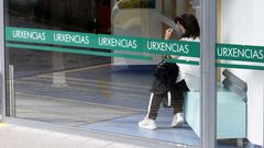 Entrada del servicio de Urgencias del Hospital Montecelo de Pontevedra
