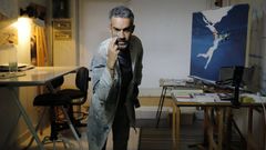 El pintor Ra�l �lvarez tiene su estudio en el barrio de Monte Alto, en A Coru�a.