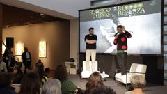 Encuentro entre Rodrigo Cuevas y Nuno Pico en la Fundaci�n Luis Seoane de A Coru�a