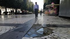 As� se encuentra el deslucido paseo