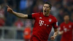 Los goles de Lewandowski en el�Bayern Munich 5-1 Wolfsburg�