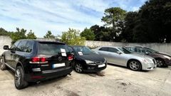 Imagen de los veh�culos confiscados por la Guardia Nacional Republicana de�Portugal