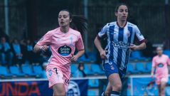 La jugadora de As Celtas Tati Barcia, durante el Avil�s Industrial-As Celtas de este s�bado.