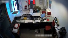 Una imagen facilitada por la Guardia Civil en su día sobre el atraco en A Ponte do Porto 