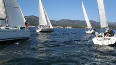 Imagen de la salida de una regata de la edici�n anterior.