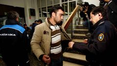 Control policial en la sesi�n plenaria de Vigo