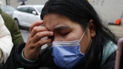 Luzmar, esposa del marinero Edwin C�rdoba que permanece desaparecido