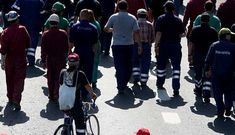 Los trabajadores de Navantia salieron ayer de nuevo a las calles para pedir carga de trabajo.