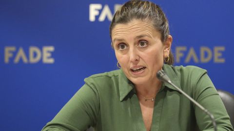 La presidenta de la Federacin Asturiana de Empresarios (FADE), Mara Calvo