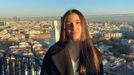 Paula (en la foto, en Madrid), est ilusionada con los dos das que conocer Nueva York antes de irse con su familia de acogida