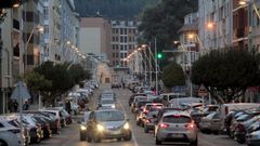 Avenida de Cantarrana, en Covas (Viveiro)