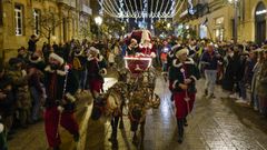 Cabalgata de Pap� Noel con renos por Ourense
