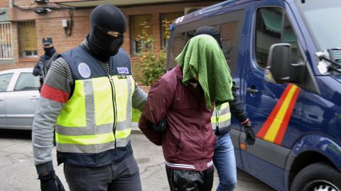 Uno de los detenidos en la operaci�n contra el terrorismo yihadista de hace unos d�as. 