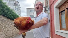Le�n muesra el gallo que despierta recelos entre algunos vecinos.