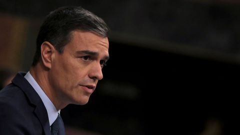 El presidente del Gobierno en funciones, Pedro S�nchez