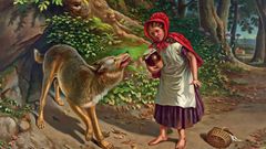 Caperucita roja y el lobo