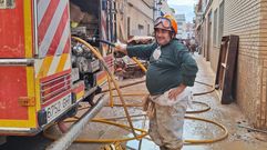 El mandatario de Portas, Ricardo Mart�nez, del PP, trabajando esta semana en Valencia.