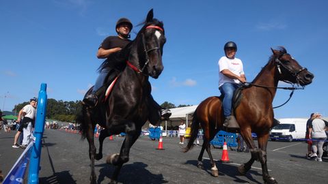 Participantes ayer en esta I Carreira Cidade de Narn. 