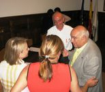 Jos� Blanco Pazos, tras el pleno de su despedida. 