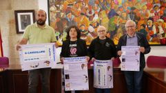 Diego Fern�ndez y Chelo Pampill�n presentaron el festival junto a otros colaboradores.