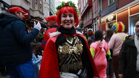 Martes de carnaval en el barrio de Monte Alto, en A Coru�a