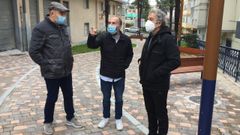 T�cnicos municipales acompa�aron a J�come durante su visita