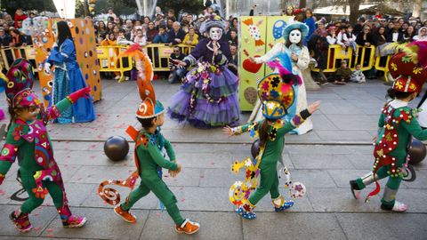 Desfile infantil de entroido en Lugo
