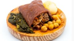 Tapa que se llev� el primer premio del jurado, elaborada por Ch�malle Estopa