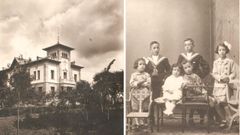 Pazo Libunca y los nios de la familia Montenegro