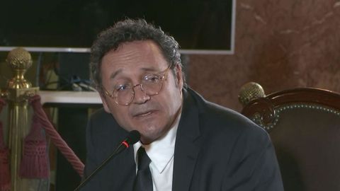 �lvaro Garc�a Ortiz, durante su declaraci�n como acusado en el juicio en el Tribunal Supremo. 