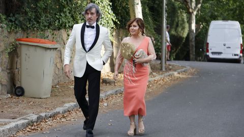 Natalia de la Vega y su marido