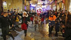 En las primeras Navidades de J�come como alcalde, uno de los principales reclamos fue un desfile de Pap� Noel con renos vivos.