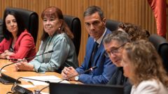 Pedro S�nchez presidiendo la reuni�n interparlamentaria
