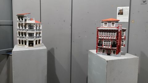 Otras dos piezas que se exhiben en la muestra