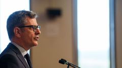 El ministro de la Presidencia, Justicia y Relaciones con las Cortes, F�lix Bola�os, este lunes