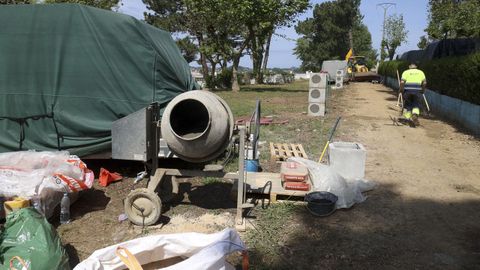 Las instalaciones del cámping de O Raso, en Ares