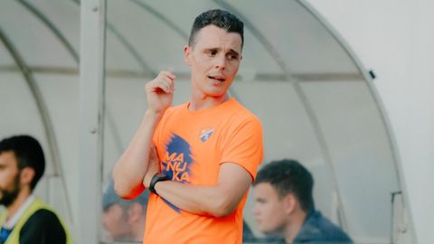 Lino Estévez, entrenador del Centro de Deportes Barco.