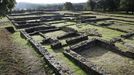 Imagen actual del campamento romano de A Ciadella, en Sobrado dos Monxes.