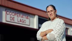 Conchi Martínez está empeñada en ganar socios y clientela para la cooperativa
