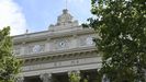 Fachada de la Bolsa de Madrid