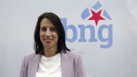 Imaxe de arquivo de Raquel Su�rez, portavoz do grupo nacionalista.