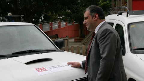 El alcalde de Oza-Cesuras, Pablo Gonzlez Cacheiro.