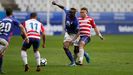 Mariga Pierre Kunde Real Oviedo Granada Carlos Tartiere.Mariga pelea por un esferico con Kunde