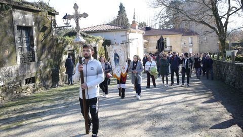 Celebracin de San Mauro con misa y procesin, y despus degustacin de callos y empanada