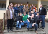 Los alumnos franceses y su coordinador, Denis Egron, partieron ayer. 