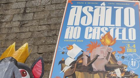 Imaxe do cartel deste ano para o Asalto ao Castelo de Vimianzo 